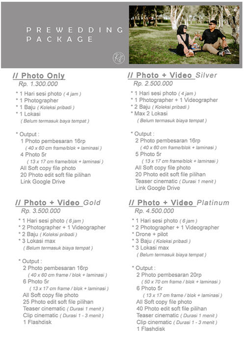 Prewedding Package